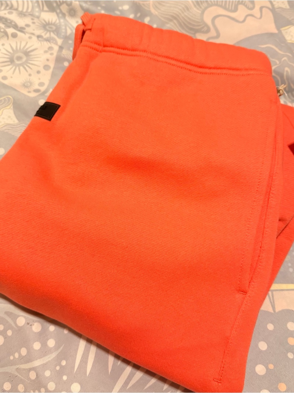 Fear of God Orange Coral Sweatpants CUFFED